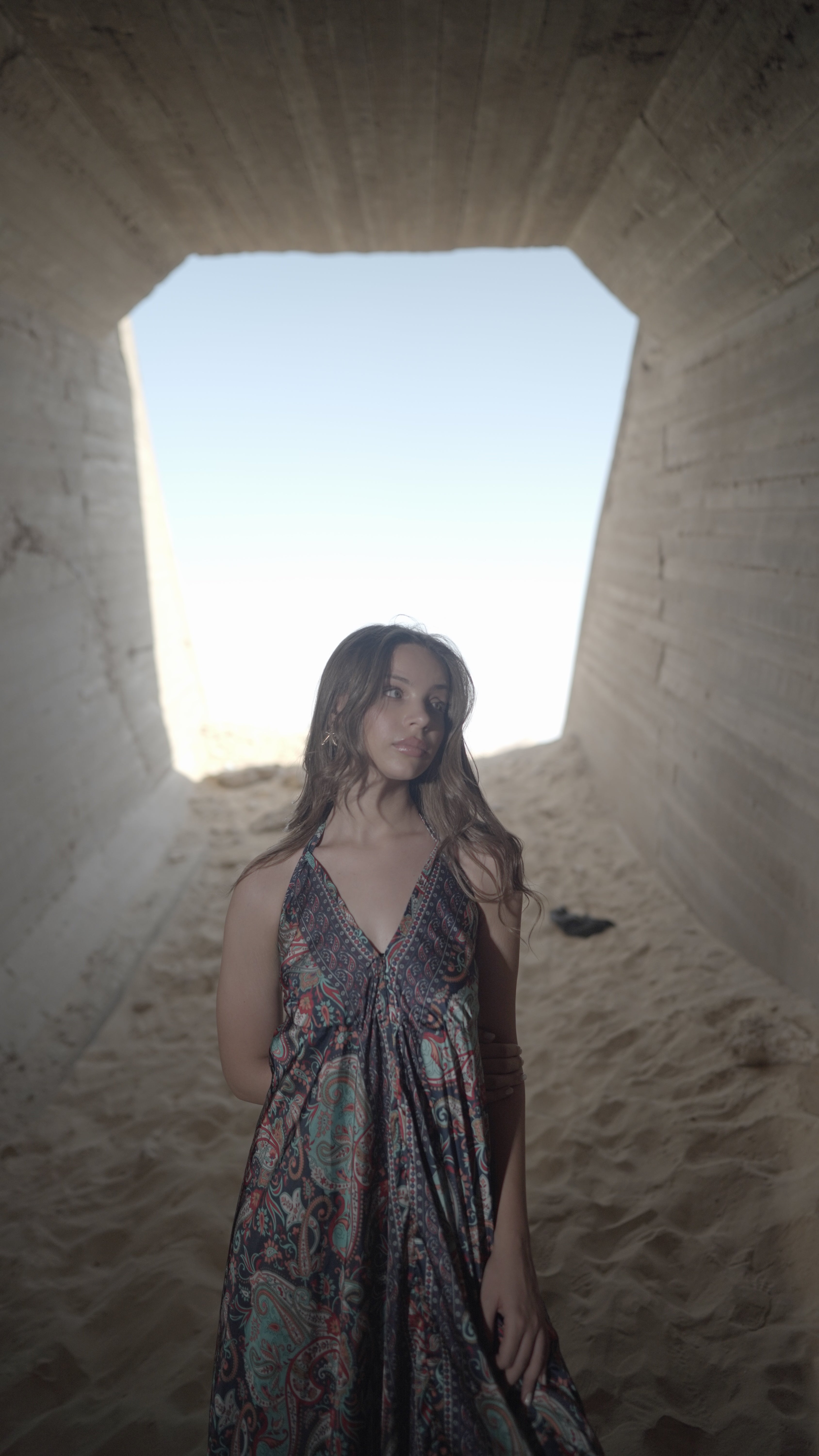 Paisley Halter Dress