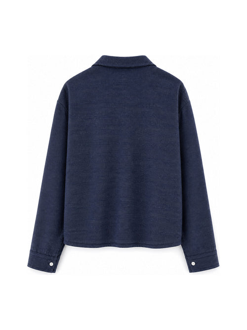 Textured Polo Shirt · back